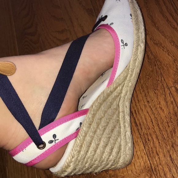 J. Crew lace up tennis racquet espadrilles - Picture 4 of 7